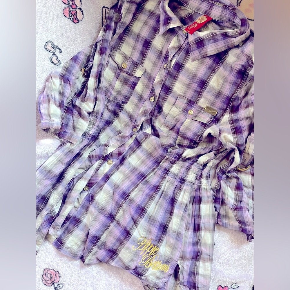 Apple bottoms flannel 💜⭐️✨